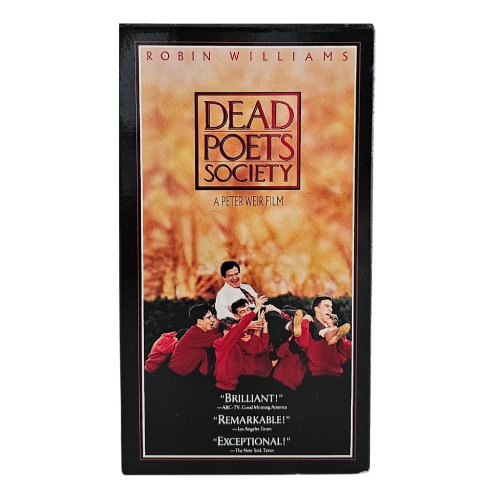 Dead Poets Society 1989 VHS, PG Melodrama Movie | Good Used Condition